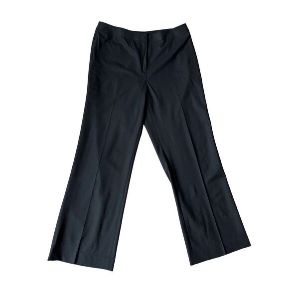 Lafayette148 Black Dress Pants size 12 Straight - Picture 1 of 10